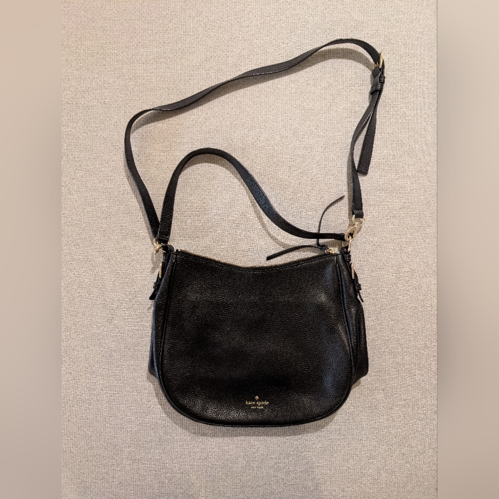 Kate Spade Black Leather Crossbody Bag